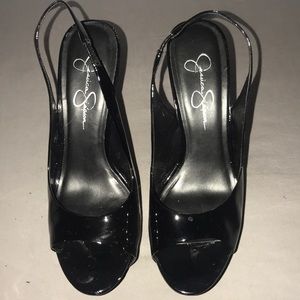 Jessica Simpson Black Heels